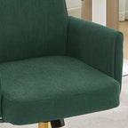 Sedia da ufficio a schienale medio, sollevabile, in tessuto a righe, ergonomica. Ideale per lavoro, studio e relax