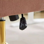 Sedia da ufficio a schienale medio, sollevabile, in tessuto a righe, ergonomica. Ideale per lavoro, studio e relax
