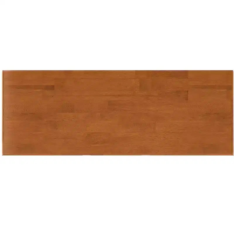 Libreria contenitore Tierney da 42 pollici in legno massello stile Mid-Century, colore Teak Marrone