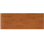 Libreria contenitore Tierney da 42 pollici in legno massello stile Mid-Century, colore Teak Marrone