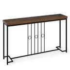 Tavolo Consolle Industriale Stretto da 140 cm