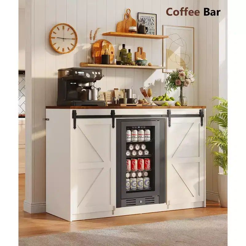 Mobiletto per mini frigo con spazio integrato per il frigo