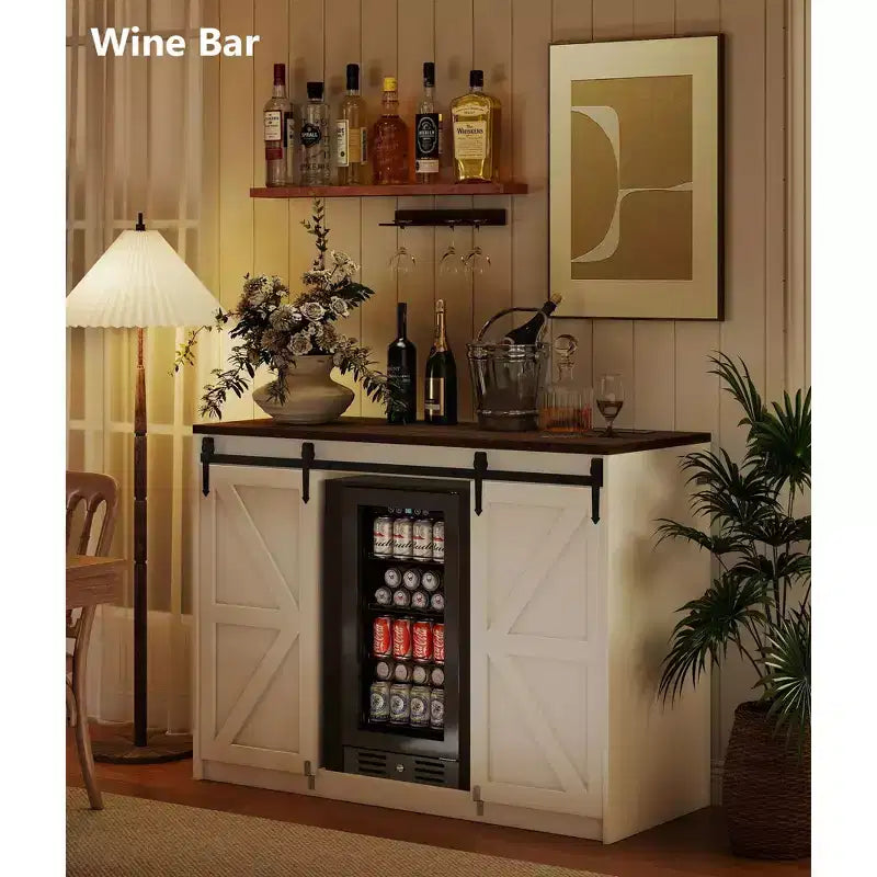 Mobiletto per mini frigo con spazio integrato per il frigo