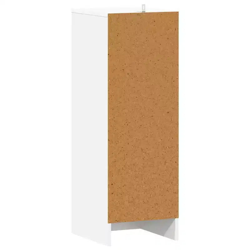 Scarpiera Compatta in Legno Ingegnerizzato Bianco