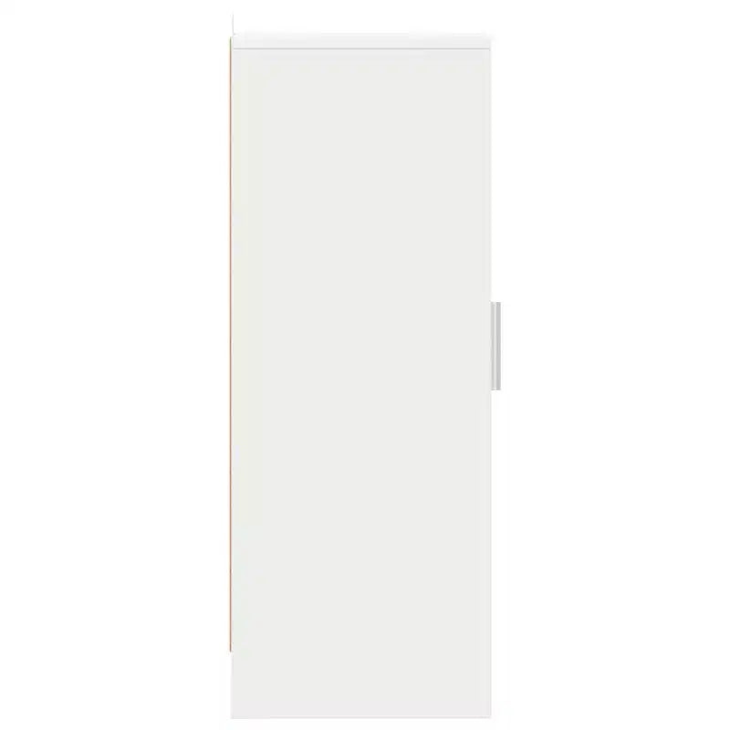 Scarpiera Compatta in Legno Ingegnerizzato Bianco