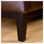 Poltrona Darcy Slipper Marrone - Christopher Knight Home: Rivestita in tessuto, Struttura in legno massello, Pulizia a macchia, Capacità 113 kg