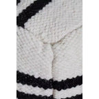 Pouf Noor Nero/Bianco Geometrico