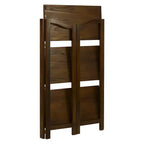 Libreria Pieghevole da Scaffale: Legno Tinto, Ferramenta in Acciaio, Antiribaltamento