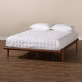 Struttura letto a piattaforma in legno rifinito