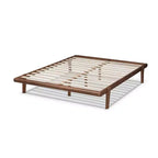 Struttura letto a piattaforma in legno rifinito