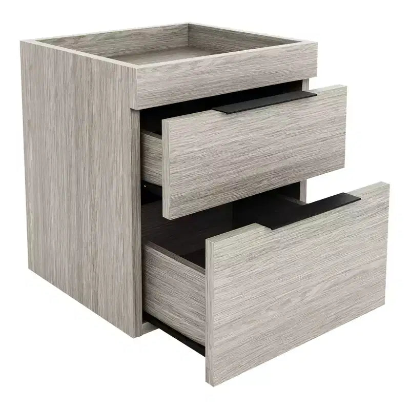 Comodino doppio cassetto Carter Modern
