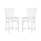 Set of 2 Lola Counter Height Barstools - Linon