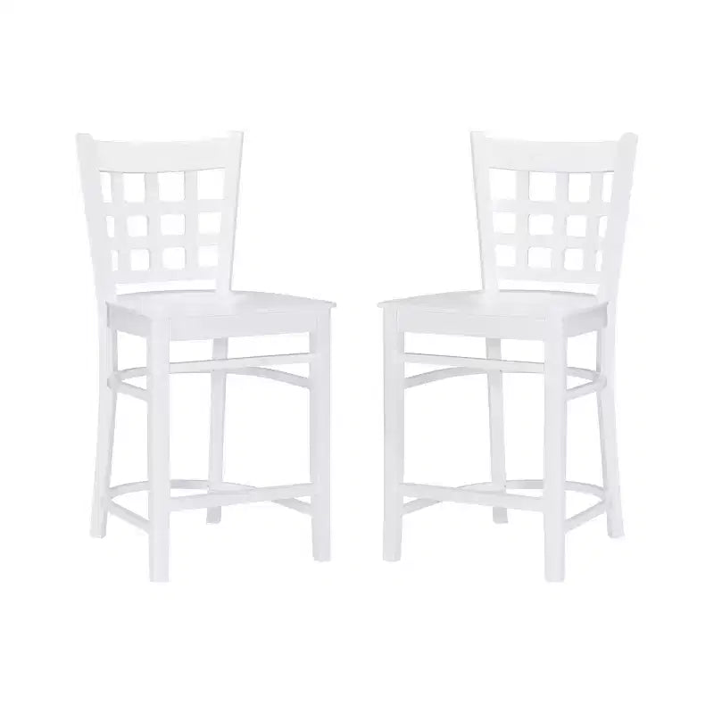 Set of 2 Lola Counter Height Barstools - Linon