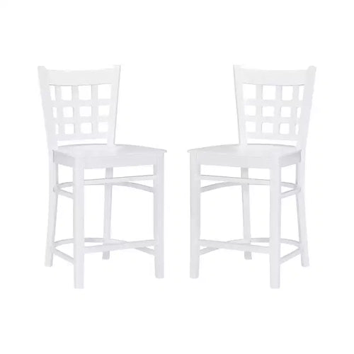 Set of 2 Lola Counter Height Barstools - Linon