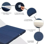 Materasso pieghevole in schiuma Queen Size 10 cm, divano letto per ospiti, futon
