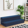 Materasso pieghevole in schiuma Queen Size 10 cm, divano letto per ospiti, futon