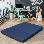 Materasso pieghevole in schiuma Queen Size 10 cm, divano letto per ospiti, futon